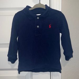 Ralph Lauren Long Sleeve 18m Navy Blue